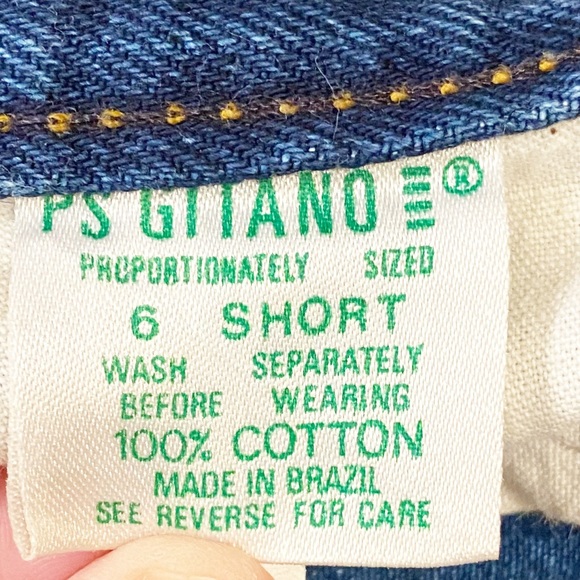 Vintage (80s) PS Gitano High Waisted Jeans Size 6 Short (Waist 27) - Picture 6 of 8